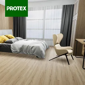 Protex Fabrik preis Luxus Vinyl fliesen PVC-Fliesen schälen und kleben Kunststoff böden Selbst klebender 5mm 6mm PVC-Vinyl boden