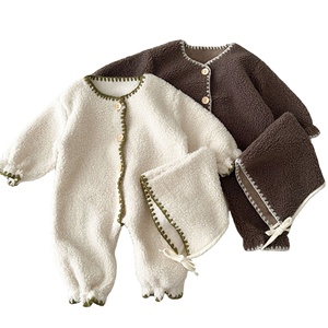 0616 Tutine Invernali per Neonati, Set di Abbigliamento per Bambini, Vestiti in <span class=keywords><strong>Pelliccia</strong></span> all'Ingrosso - Product Image 1