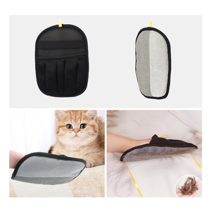 Gant <span class=keywords><strong>Brosse</strong></span> Électrostatique Réutilisable pour Enlever les Cheveux, <span class=keywords><strong>Brosse</strong></span> pour Nettoyer les Sièges de Voiture, les Canapés - Product Image 4
