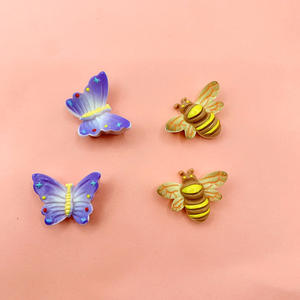 زخارف بلاستيكية من الراتنج على شكل حشرات وفراشات ودعسوقة وبجع لتزيين مشابك الشعر وحافظات الهواتف وأحذية الديكور - Product Image 4