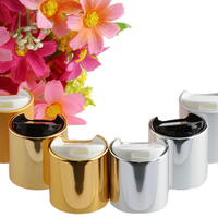 Snelle levering plastic schijfdeksel op voorraad Aluminium PP drukknopdeksel voor cosmetische verpakkingen bulkbestelling