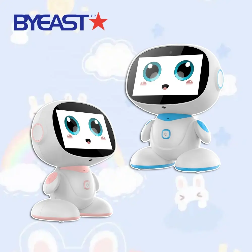 Amazon factory school learning cute 7 inch intelligent dancing electronic smart kit robotic toys for kids educational toy robot