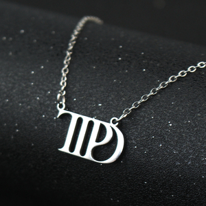 Nouveau collier TTPD Swift pour femmes, bijoux en acier inoxydable, chaîne mignonne, collier Taylor, collier ras du <span class=keywords><strong>cou</strong></span>, cadeau pour les fans - Product Image 3