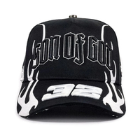 Casquette de baseball en daim avec logo brodé 3D personnalisé, puce NFC, motif SON GOD Leopard, style ethnique Bigg Baez Gorra, vente en gros