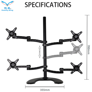 <span class=keywords><strong>Support</strong></span> <span class=keywords><strong>d</strong></span>'écran <span class=keywords><strong>d</strong></span>'<span class=keywords><strong>ordinateur</strong></span> Vesa Mount Quad Sit Stand, <span class=keywords><strong>support</strong></span> <span class=keywords><strong>de</strong></span> moniteur <span class=keywords><strong>de</strong></span> <span class=keywords><strong>bureau</strong></span>, <span class=keywords><strong>support</strong></span> <span class=keywords><strong>de</strong></span> moniteur <span class=keywords><strong>de</strong></span> table pour moniteurs LED LCD <span class=keywords><strong>de</strong></span> 14 à 29 pouces G4 - Product Image 4