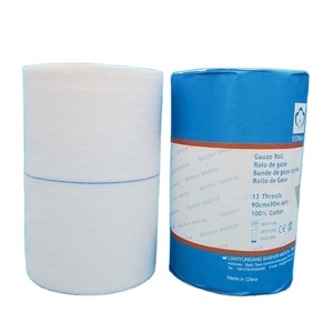Gasa hemostática absorbente para uso médico, material quirúrgico cómodo, rollo de gasa, venta de fábrica - Product Image 1