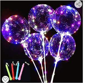 Venta al por Mayor de Globos LED para Decoración de Fiestas y Hogar con Luces Multicolores - Día de San Valentín, Regreso a Clases, Navidad - Product Image 3