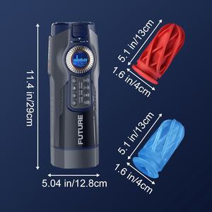 プロ仕様自動ハンズフリー男性用オナニーポンプ　6種類の推力と9種類の振動モード　リアルな感触100% - Product Image 2