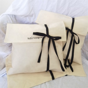 BSCI Custom Natural Color Cotton Muslin Envelope Cloth Packaging <b>Bag</b> Organic Cotton Envelope Garment <b>Dust</b> <b>Bag</b> - Product Image 6