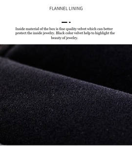 2026 Fashion Luxury Black Color OEM ODM Custom Brand Logo Square Hinge Closure LED01B Valentine's Day <strong>Jewelry</strong> <strong>Box</strong> Necklace Boxes - Product Image 5