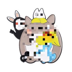 Miyazaki hayao phim tinh thần rừng ELF ma phim hoạt hình mèo Studio Ghibli không có khuôn mặt người đàn ông men pins - Product Image 4