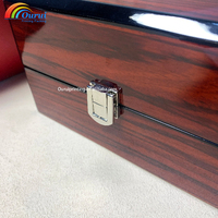 Boîte à montre en bois de luxe de haute qualité pour montre à quartz, avec logo personnalisé et emballage cadeau élégant, vente en gros