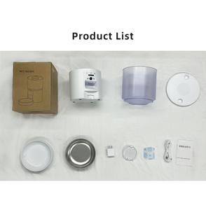 4L ICam kamera pemberi makan anjing dan kucing, kamera pemberi makan anjing otomatis Remote Control WiFi desain polos tahan lama tahan air otomatis - Product Image 3