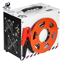 TUDIVING Haute Qualité HPA OEM CE 12v 300bar 4500psi 30MPA Arrêt Automatique Utilisation Domestique Jeu de Paintball Petit Compresseur d'Air PCP Respirant