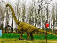 Modèle d'animatronic de Brachiosaurus grandeur nature, idéal pour les centres commerciaux