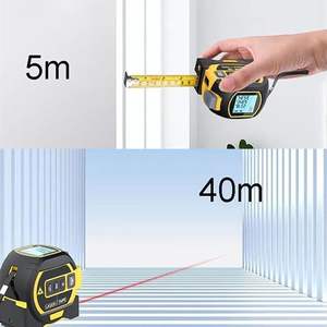 جهاز قياس المسافة بالليزر صناعي محمول ذاتي القفل دقيق ومقاوم للماء بضمان 3 سنوات، نطاق قياس 0.05-40 متر، 20000 قياس - Product Image 5