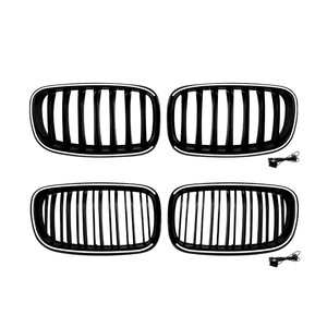 Bmw X5 X6 E70 E71 <b>Led</b> Illuminated Grille Air Intake Modification Parts For 2006 2013 Bumper ABS Material - Product Image 2