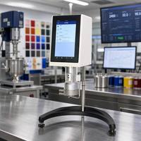 Viscosimètre à cône et plaque, écran tactile, testeur numérique rotatif de faible viscosité, courbe de viscosité et de température DV IICPLV
