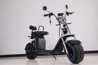 Venta al por mayor de fábrica: Motocicleta eléctrica Citycoco de 60V 1500W con neumático de 18 pulgadas 40 °   Scooter Eléctrico para Adultos