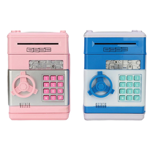 Fábrica al por mayor cajero automático inteligente contraseña dinero tarro gran capacidad niños creativo hucha caja de depósito <span class=keywords><strong>Huchas</strong></span> - Product Image 1