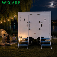 WECARE Remorque Sanitaire Multifonctionnelle Guangzhou, Remorque Toilettes VIP, Remorque Toilettes Mobiles avec Panneaux Solaires