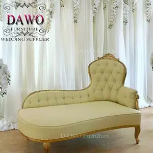 Colorful royal furniture bride and groom wedding sofa