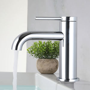 Luxury 59-1 Brass Basin Faucet Single Hole Deck Installation Chrome Bathroom Faucet Sanitary Ware - Product Image 2