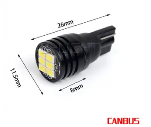 T10 6SMD 3020 LED per la luce interna 210LM dell'automobile 2 anni di garanzia Canbus eccellente