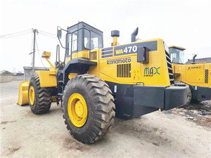 Chargeuse sur pneus Komatsu WA470 d'occasion en bon état Original Komatsu WA100 WA200 WA320 WA380 WA400 WA600 Chargeuses Stock Weichai Engine - Product Image 2