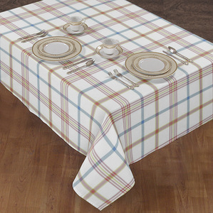 Durable Custom Print Cotton <b>Tablecloth</b> And Custom Print Table Cloth Elegant Printed Table Cover <b>Washable</b> Soft Cotton For Home - Product Image 4