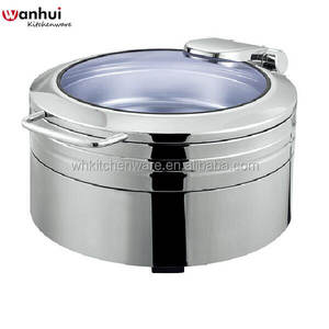 Hydraulic Deluxe <b>Glass</b> Chafing <b>Dish</b> - Product Image 5