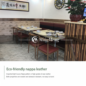 Muebles duraderos bar restaurante mesas y sillas nuevos productos restaurante muebles cabina asientos de lujo - Product Image 1