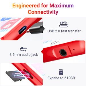 Lecteur MP3 portable 32 Go pour le sport avec écran de 2,4 pouces, coque en alliage de zinc, lecteur de <span class=keywords><strong>musique</strong></span>/vidéo, radio FM, e-book intégré - Product Image 3