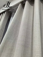 Rideau de fenêtre en polyester jacquard à œillets, occultant total, isolant thermique et phonique, écologique, aspect luxueux, couleur unie, pour l'export en gros