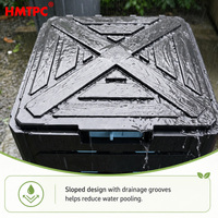 Fabricant professionnel OEM/ODM – Composteur esthétique effet bois 80 gallons – Inspection qualité à 100 % – Bac de jardin – Expédition rapide