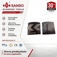 Plaques de meulage diamantées Redi-Lock pour béton, système de changement rapide, usine OEM