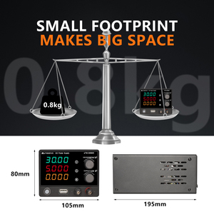 Fuente de Alimentación con Entrada de 220V, Salida Variable de 30V 5A, Regulable, Modelo de Laboratorio ETOMMENS-305MS, Pantalla LED de 4 Dígitos, 18W, USB Rápido - Product Image 4
