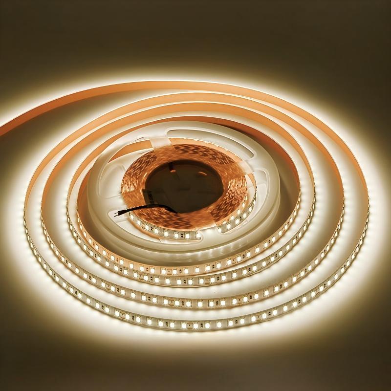 24V LED Strip Light with Self-adhesive 120leds/m for Living Room Ceiling Cabinet TV Background Wall