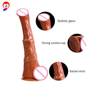 Riesiges Pferd PVC Adult Sexy Toys Tier Künstlicher <span class=keywords><strong>Penis</strong></span> Design für Frauen Sexuelles Vergnügen - Product Image 4