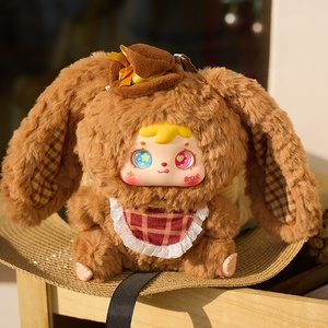 Famiglia di Coniglietti Samuel Fluffy Bunny, Piccola Famiglia di Conigli, Peluche, Scatole Misteriose con Portachiavi, Vendita all'Ingrosso 1067 - Product Image 4