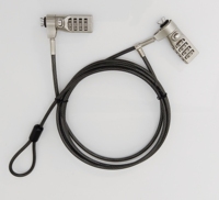 Système de clé principale à double tête Verrouillage ultra-mince pour ordinateur portable Verrouillage à câble standard Kensington normal