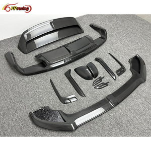 Kit de mise à niveau Pièces automobiles Style W12 Kit de carrosserie en fibre de carbone pour <span class=keywords><strong>Bentley</strong></span> <span class=keywords><strong>Bentayga</strong></span> 2016-2018 - Product Image 4