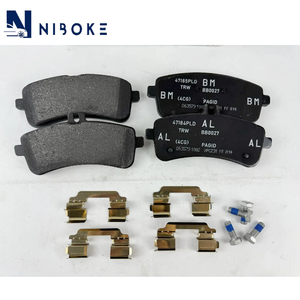 NIboke Plaquette de frein à disque en céramique pour <span class=keywords><strong>Mercedes</strong></span>-Benz C63/S63 <span class=keywords><strong>AMG</strong></span>/<span class=keywords><strong>AMG</strong></span> <span class=keywords><strong>S</strong></span> 2016-Plaquettes de frein avant et arrière A0004203700 - Product Image 3
