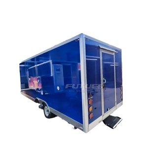 Camion de restauration rapide commercial noir de haute qualité de 5,7 m avec compartiments isolés, résistant à <span class=keywords><strong>la</strong></span> rouille, en fibre de verre, pour <span class=keywords><strong>la</strong></span> vente de crème glacée - Product Image 3