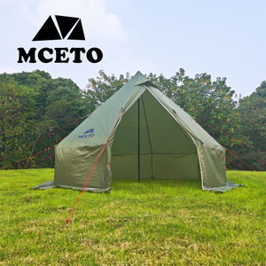 MCETO leggero stile mongolo tenda stufa invernale per campeggio all'aperto <span class=keywords><strong>Bushcrafter</strong></span> piramide tenda calda - Product Image 3