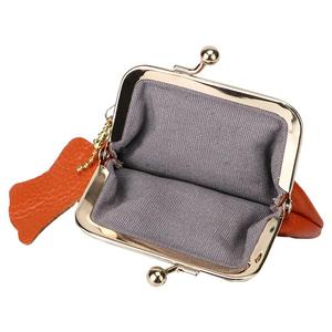 Porte-monnaie AndoBag pour femmes, en cuir de vache véritable, pochette à monnaie, fermeture à pression, petit portefeuille, mini sac de rangement 1475 - Product Image 4
