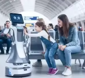 Robot de Servicio Comercial con Asistente de Voz IA, Pantalla HD de 14 Pulgadas, Robot Autónomo con Evitación de Obstáculos - Product Image 6