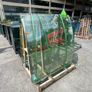 Fabrication de verre sécurité bâtiment verre architectural 25.52 SGP garde-corps en verre feuilleté trempé
