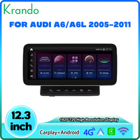 Unidad Principal Android Auto de 12.3 Pulgadas para Audi A6 A6L S6 A7 C7 RS7 RS6 S7 2005-2011, Reproductor Multimedia para Automóvil con Android Carplay