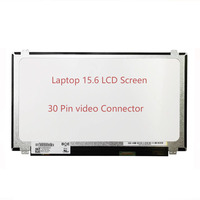 Écran LCD TN FHD ultra-fin de 15,6 pouces 1920x1080, dalle LED 30 broches non tactile pour ordinateur portable, nouveau style de remplacement, noir